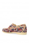 Gucci Floral-printed boat shoes